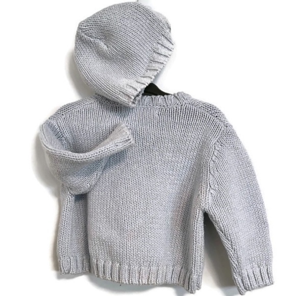 NWT Puddles n’ Bubbles Twinkle Twinkle little star cardigan & matching hat,6 m - Picture 2 of 13